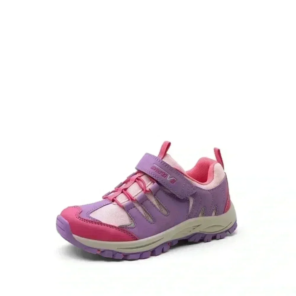 NEW Nortiv8 Kids Non Slip Hiking Shoes Pink Purple Girls Kids Sz 4